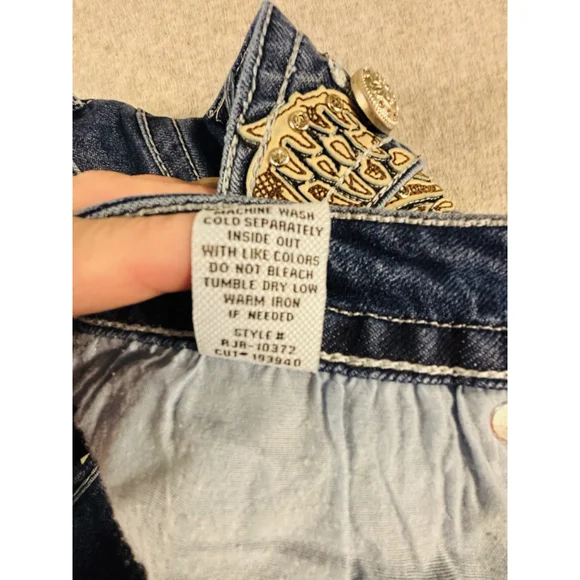 NWT Fire & Rain Juniors Bootcut Jeans Size 15 Western Embroidered - Picture 6 of 9